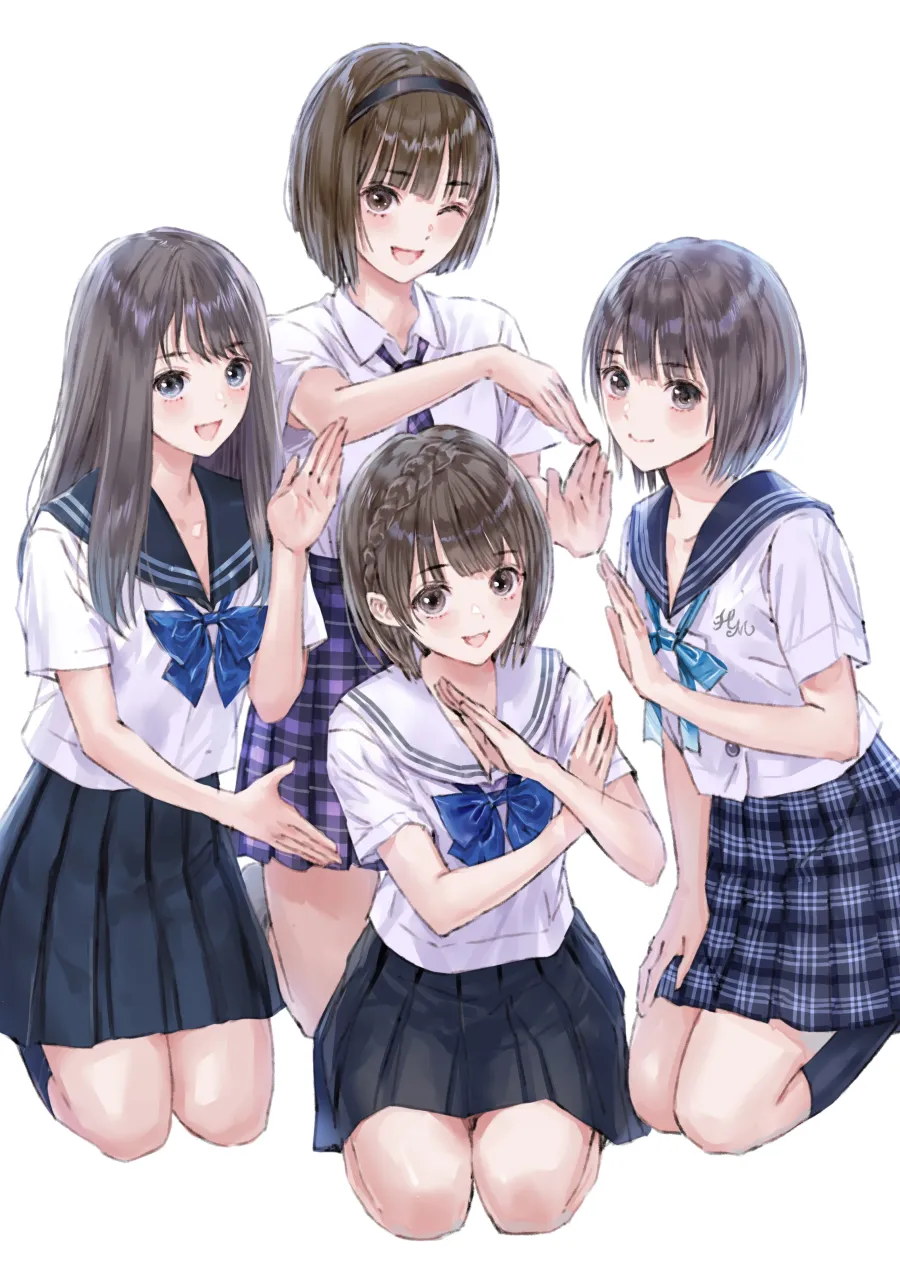 系列作合輯《BLUE REFLECTION Quartet: 少女們的奇蹟》正式發售！公開岸田梅爾新繪紀念插畫及上市宣傳影片